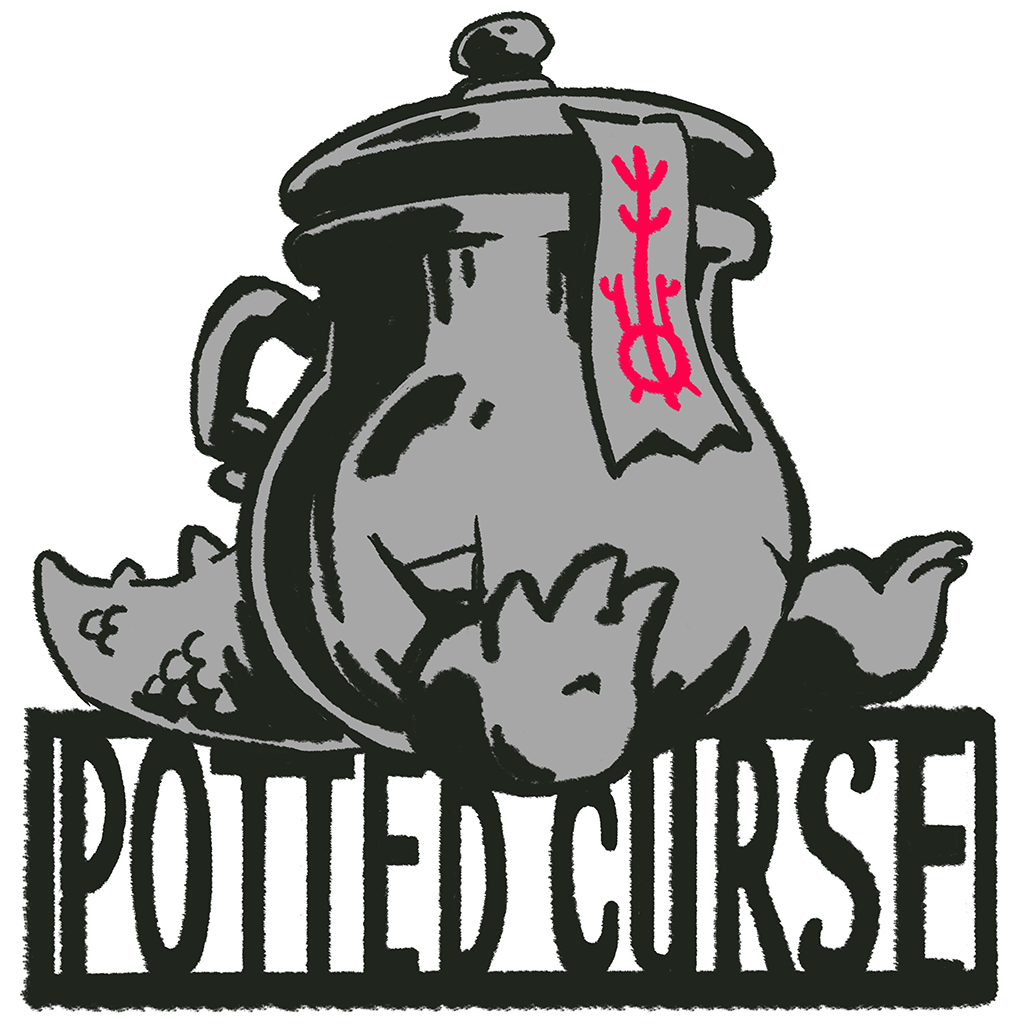 Potted Curse Company Logo